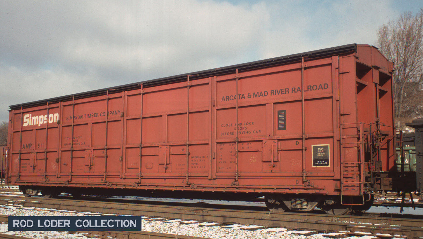 Decals: Arcata and Mad River Evans All-Door Boxcar
