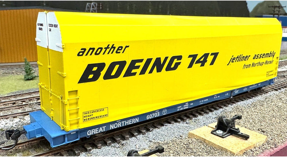 DECALS: Great Northern Flat for Boeing Company Aircraft Parts Hoods