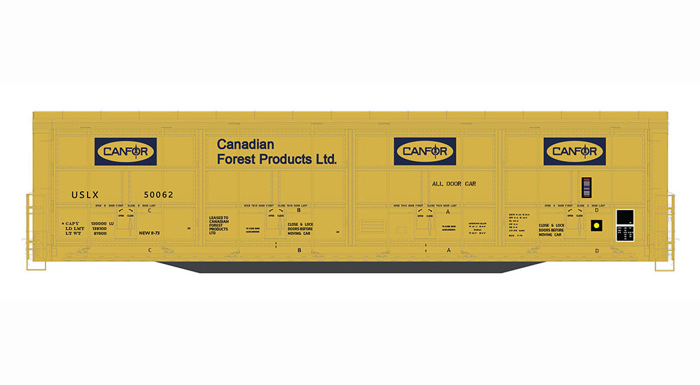 Decals: CANFOR Evans All-Door Boxcar
