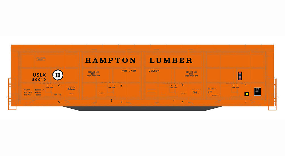 Decals: Hampton Lumber Evans All-Door Boxcar