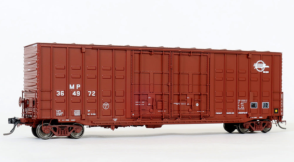Moloco ACF 50' Hi-Cube Boxcar, 8+8 Plug Door NON-waffle car, MP 364972