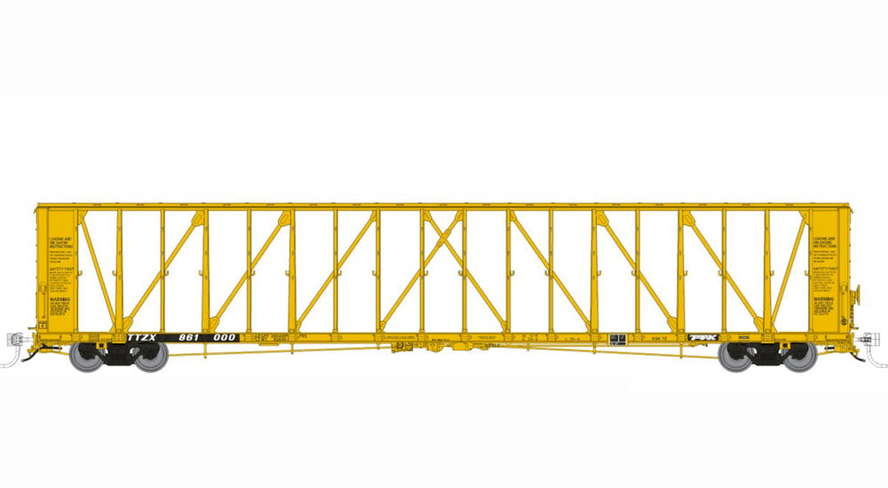 Rapido HO NSC Centerbeam Flatcar, TTX