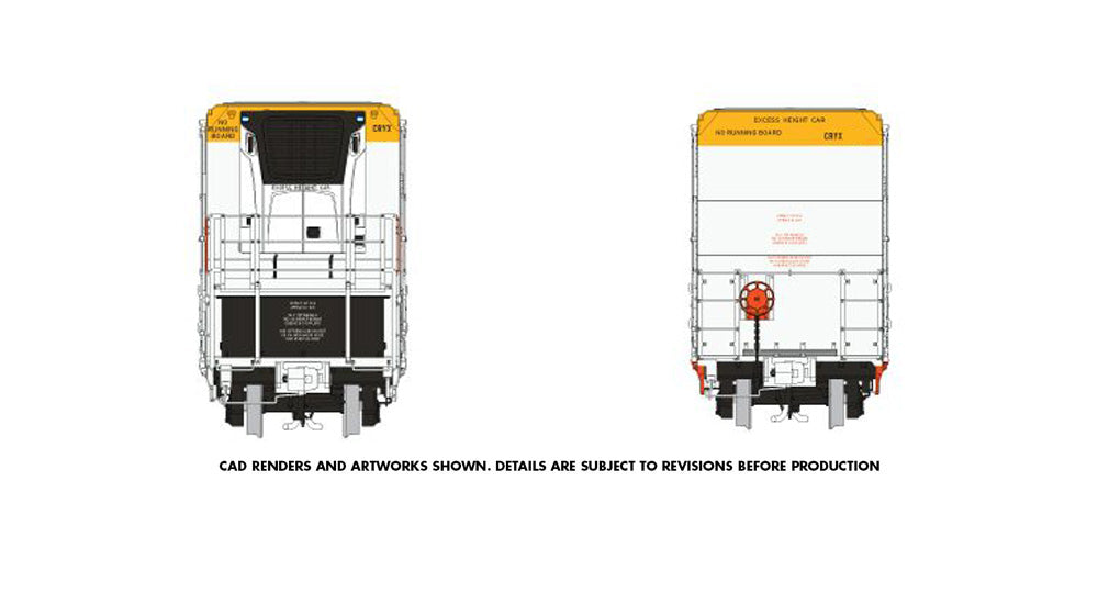 PREORDER: Rapido Greenbrier 72' Refrigerator Car Scheme #2, CryoTrans, Unnumbered, unnamed