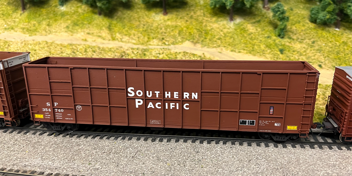 Decals: Southern Pacific G-100-15 and -17 FMC Woodchip Gondola