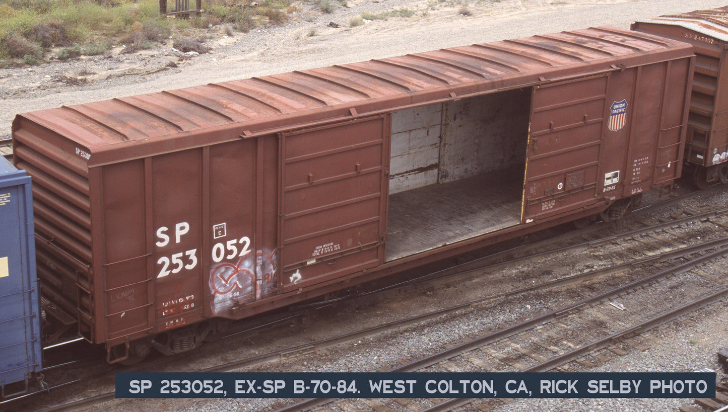 DECALS: Union Pacific B-70-44 PS 5574 Boxcar (SP Repaint)