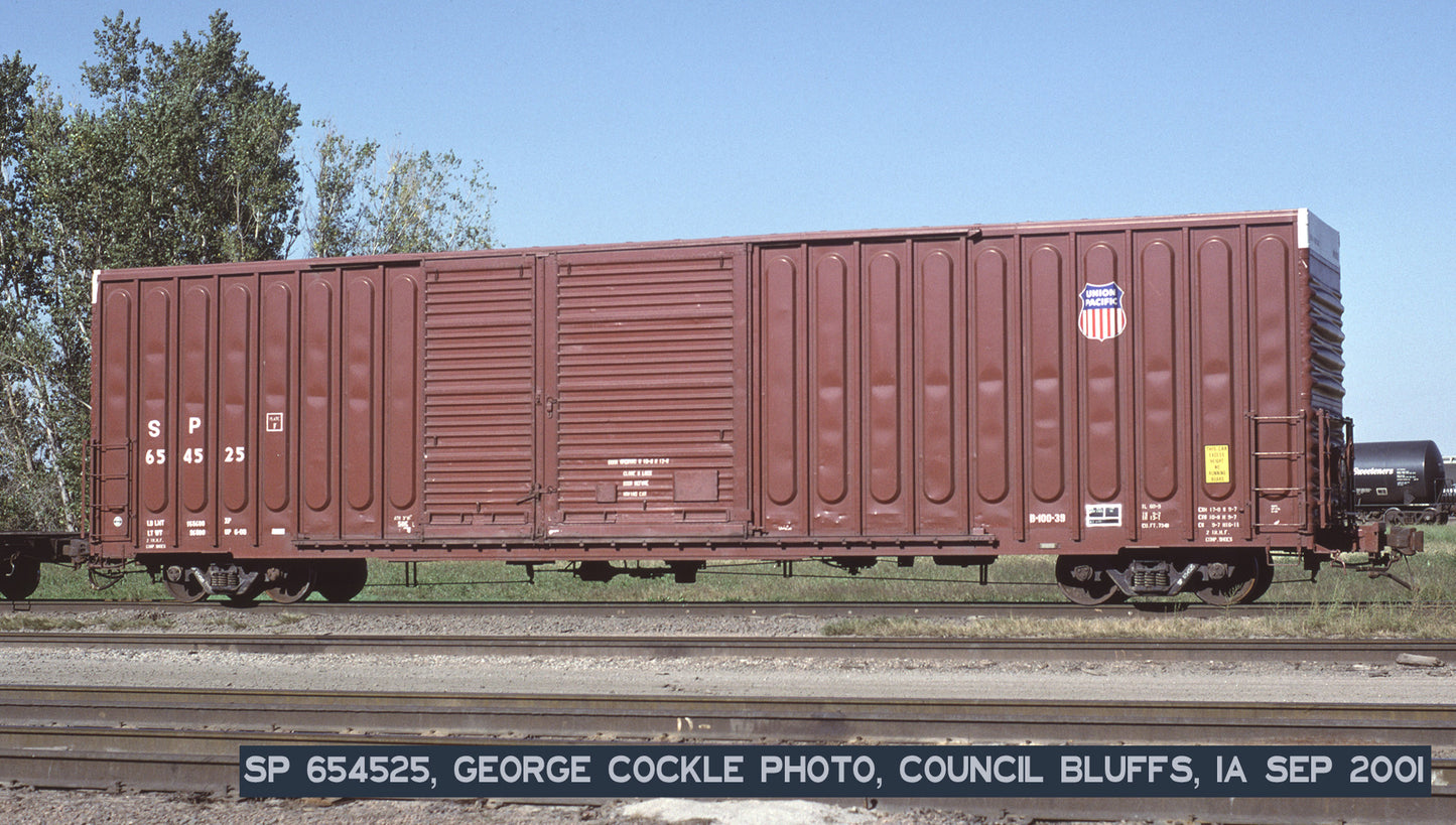 DECALS: Union Pacific SP B-100-39 "Popsicle Stick" Boxcar