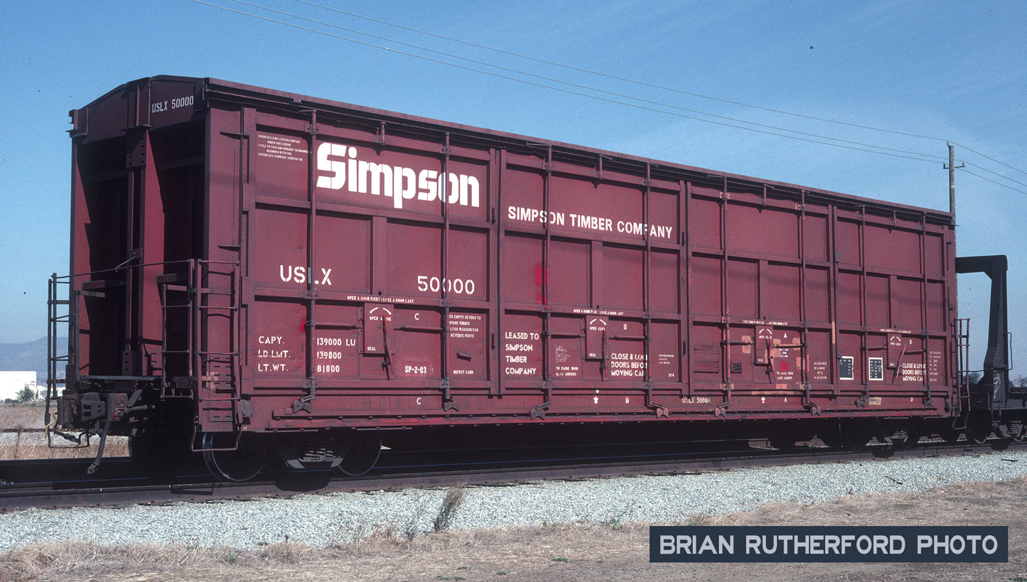 Decals: Simpson Timber Evans All-Door Boxcar