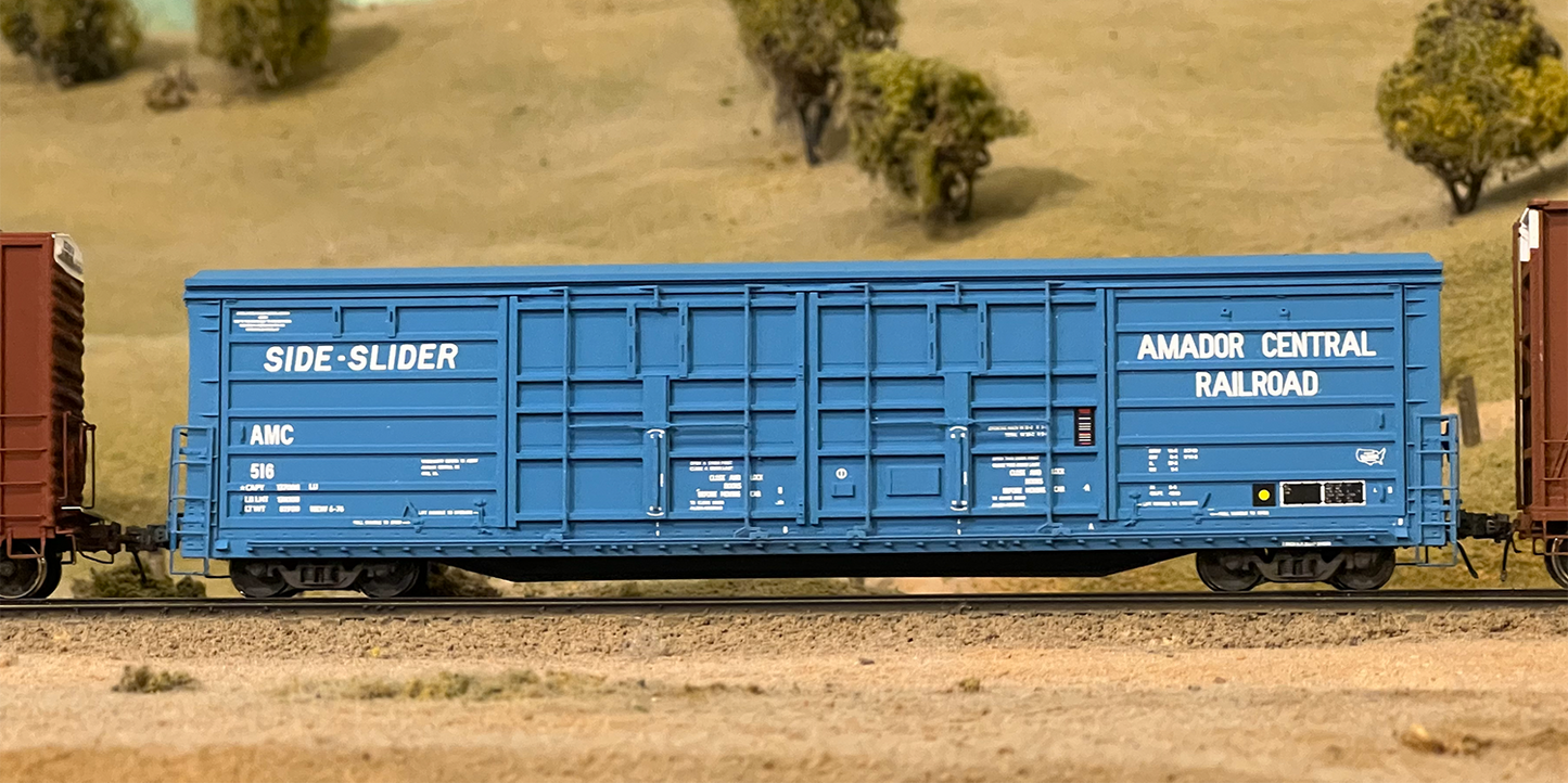 Decals: Amador Central Railroad Evans Side-Slider Boxcar