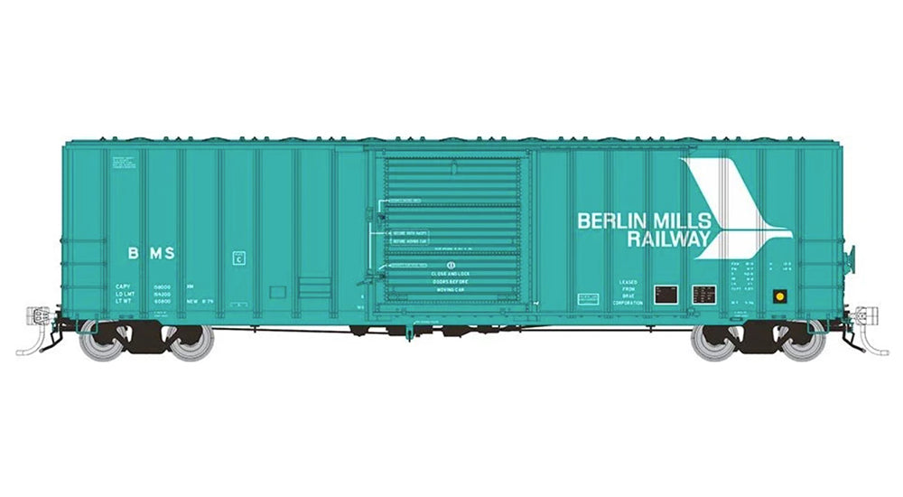 COMING SOON: Rapido PCF 5317 CuFt Boxcar, Berlin Mills, Unnumbered