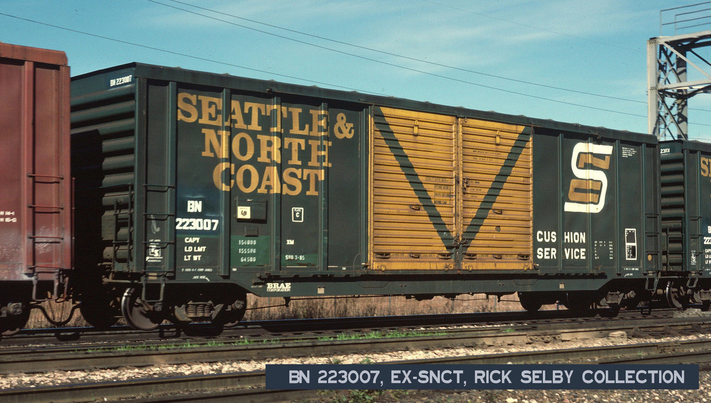 DECALS: Seattle & North Coast PS 5344 Double-Door Boxcar