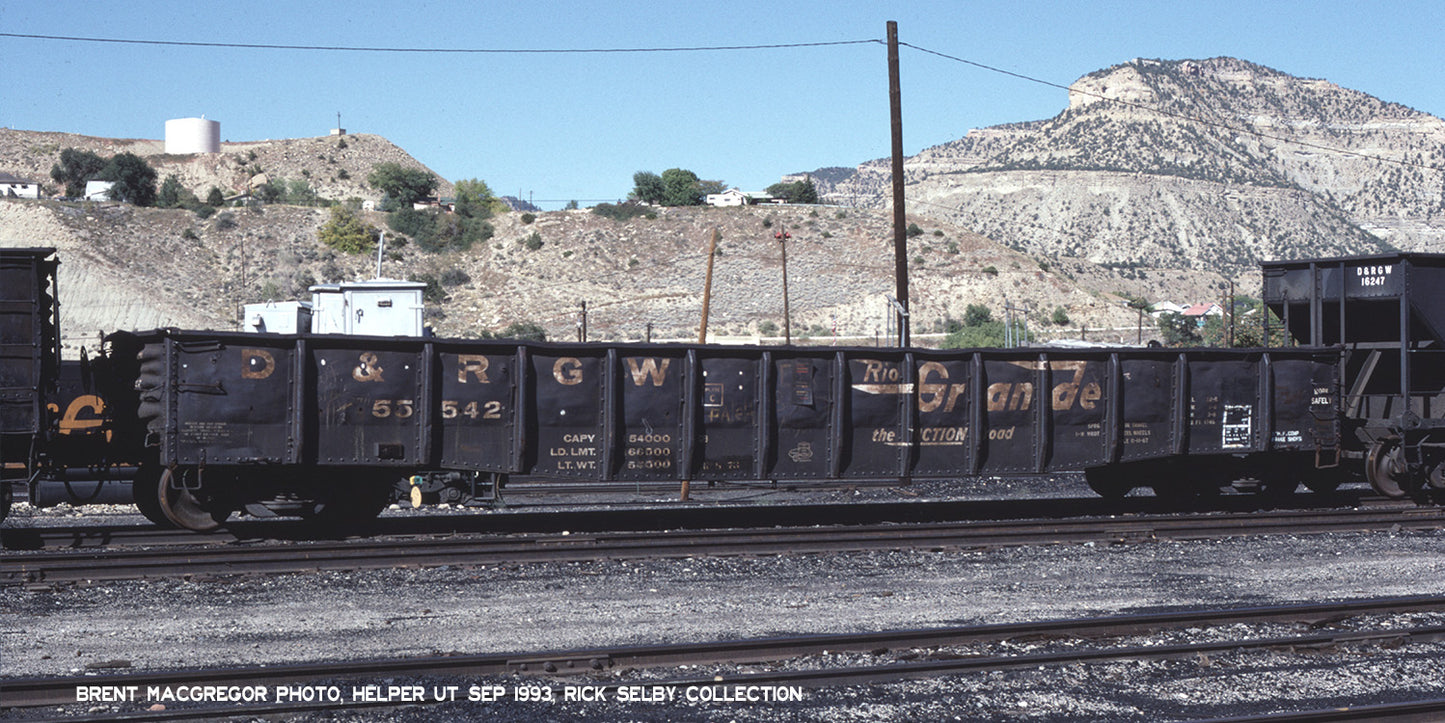 Decals: Rio Grande BSC 1746 CuFt Gondola