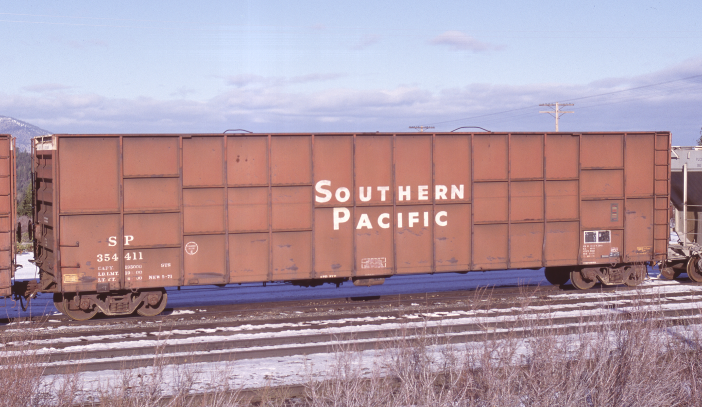 Decals: Southern Pacific G-100-15 and -17 FMC Woodchip Gondola