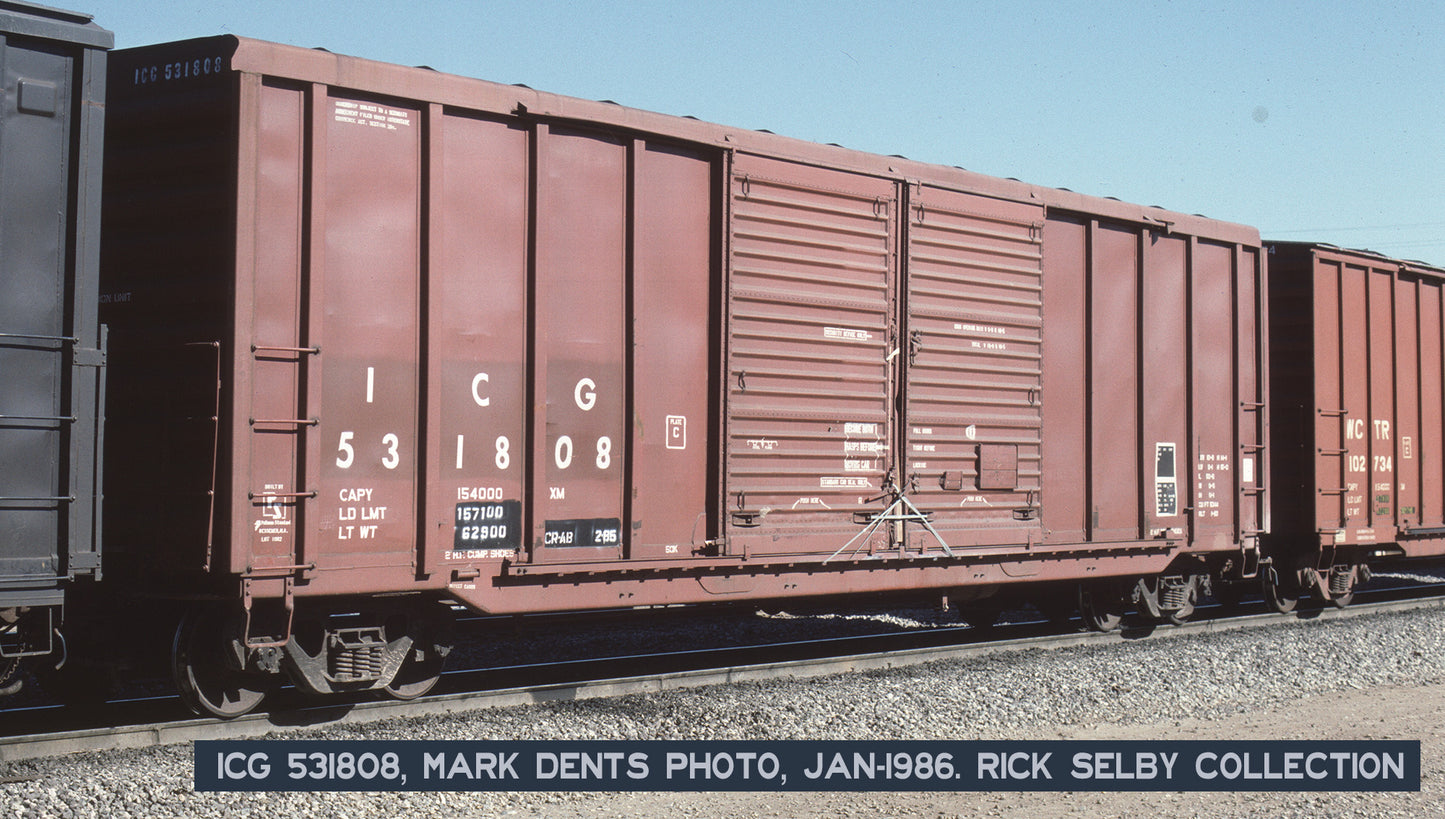DECALS: White City Terminal PS 5344 Double-Door Boxcar