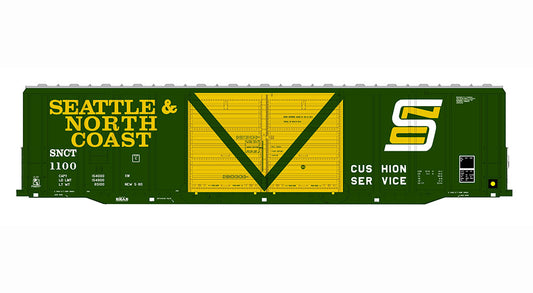 DECALS: Seattle & North Coast PS 5344 Double-Door Boxcar