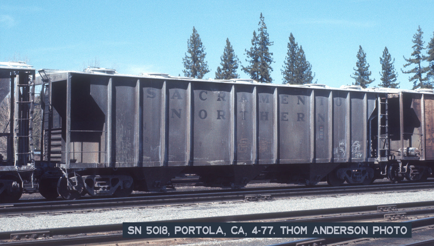 Decals: Sacramento Northern-Western Pacific PS 3219 Covered Hoppers