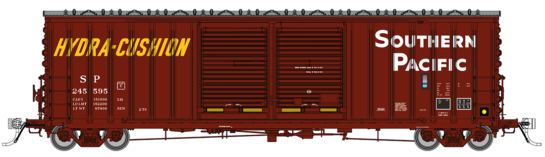 Decals: Southern Pacific B-70-75 PCF Boxcars