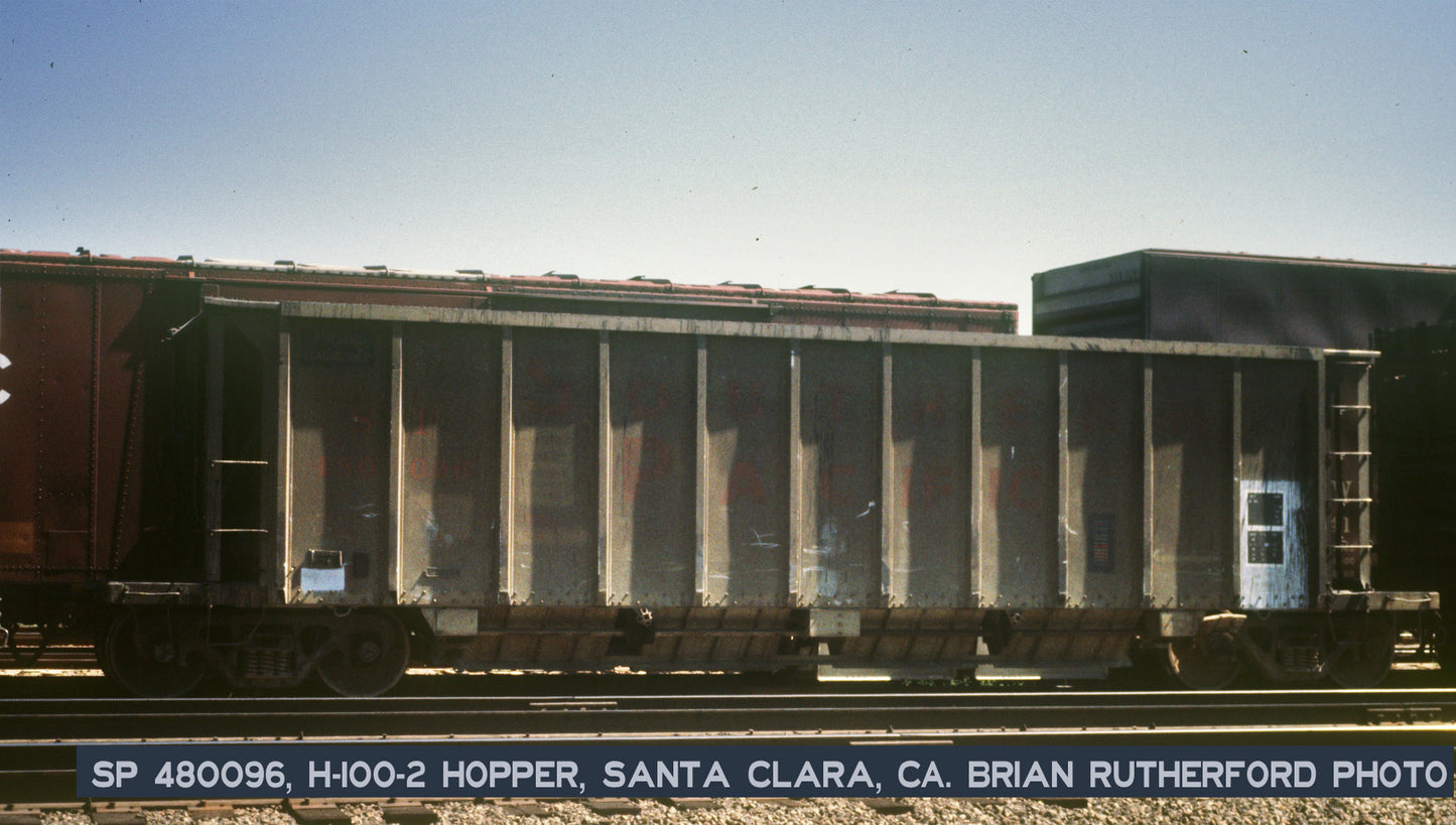DECALS: Southern Pacific H-100-2 Hopper Decals - Red