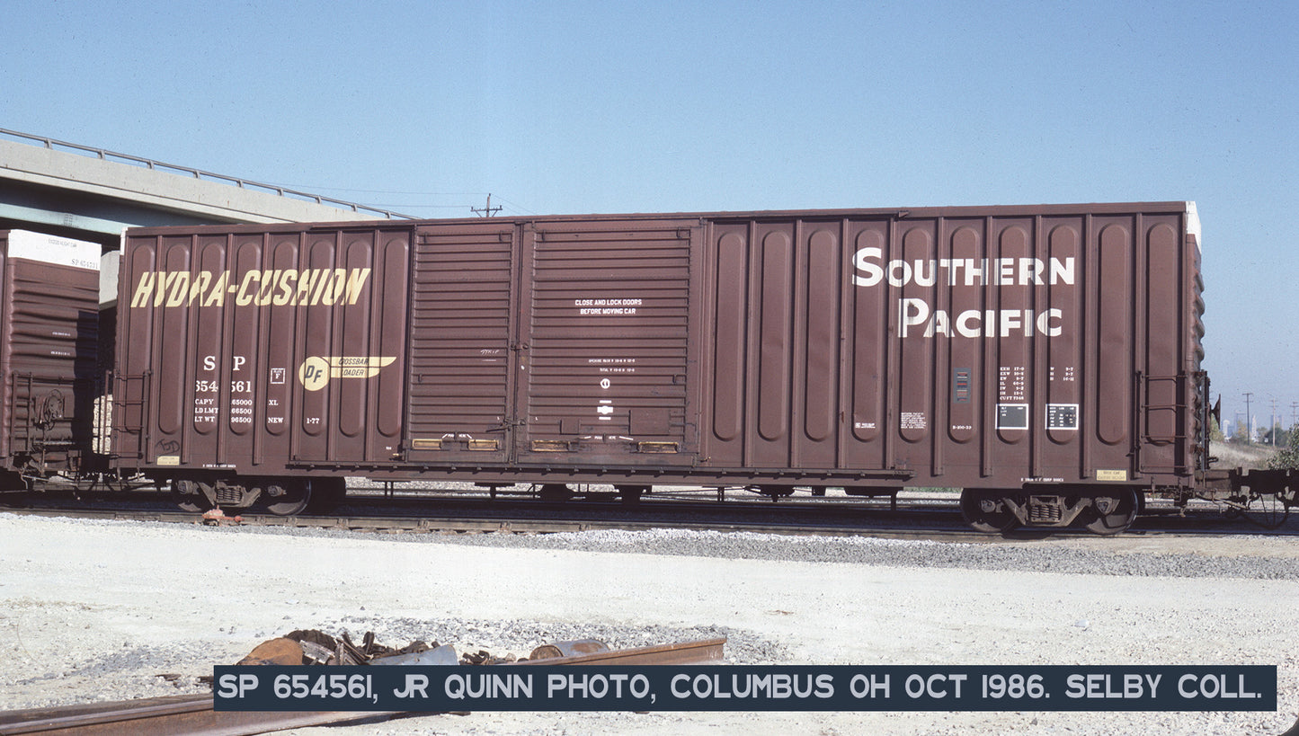 DECALS: Southern Pacific B-100-39 "Popsicle Stick" Boxcar