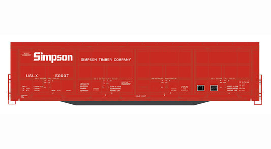 Decals: Simpson Timber Evans All-Door Boxcar