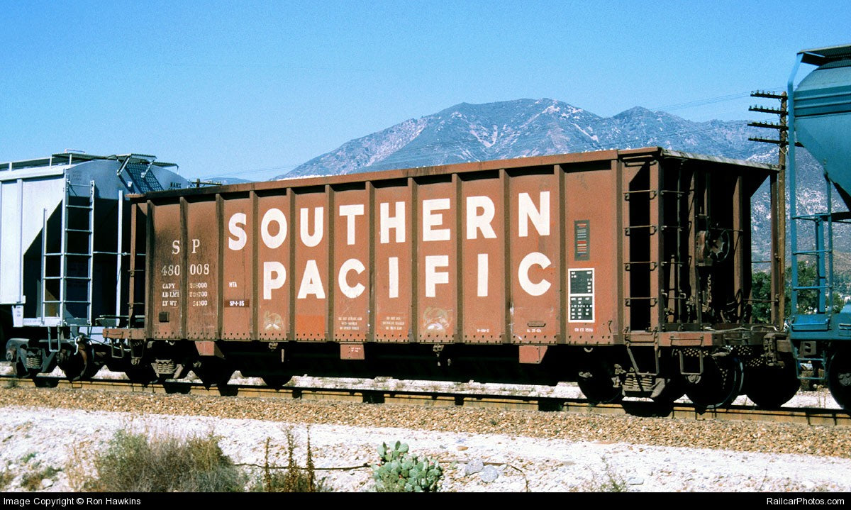DECALS: Southern Pacific H-100-2 Hopper - Boxcar Red